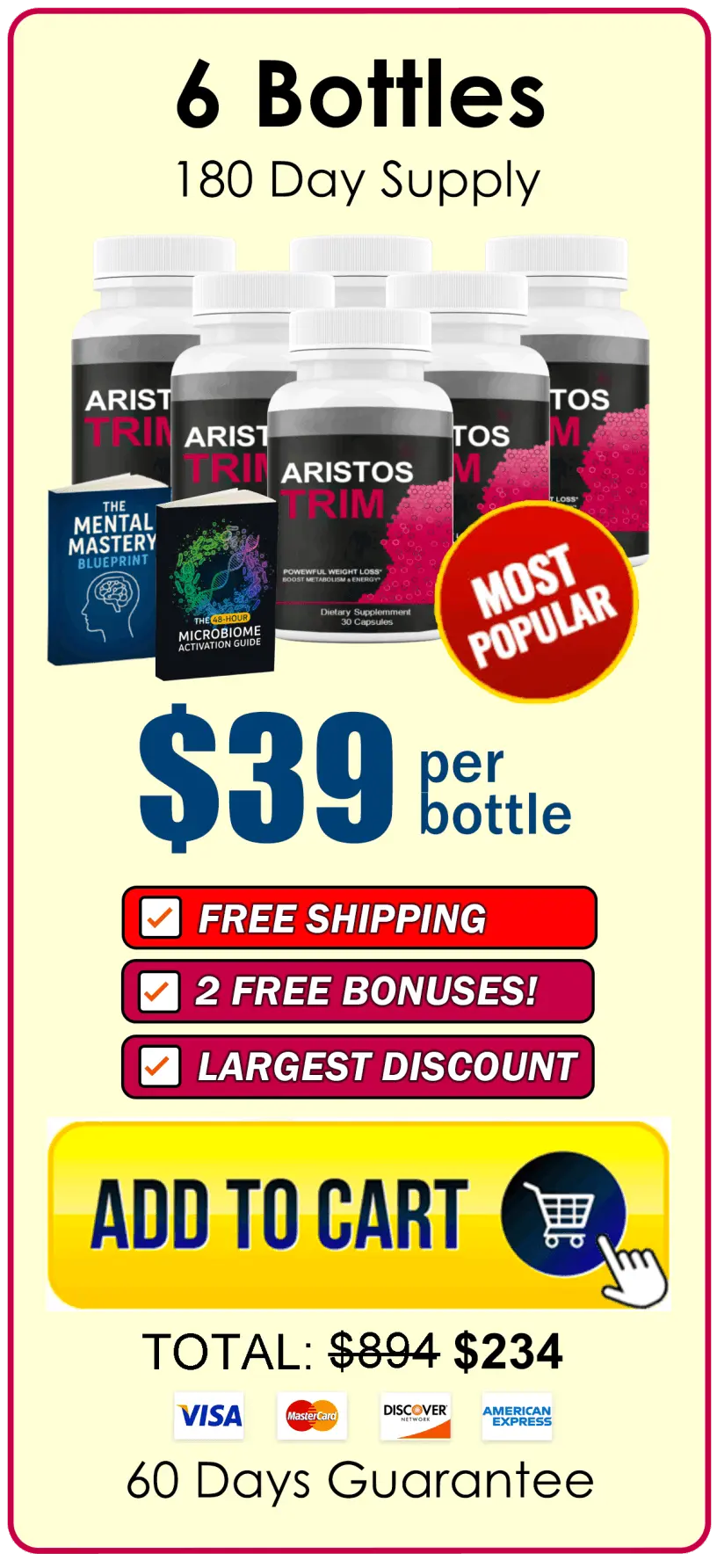 Buy Aristos Trim 6 Bottle